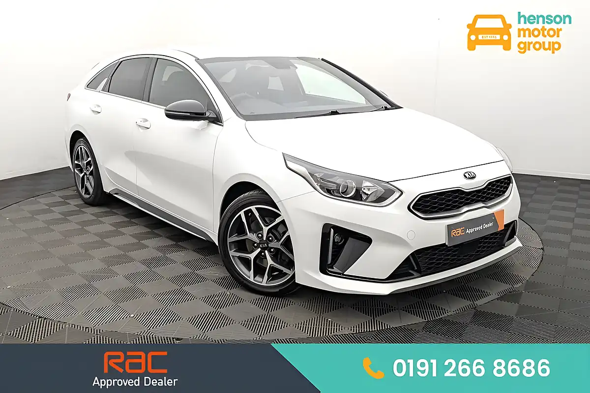 Used 2021 Kia Proceed GT-Line Shooting Brake White - Front View