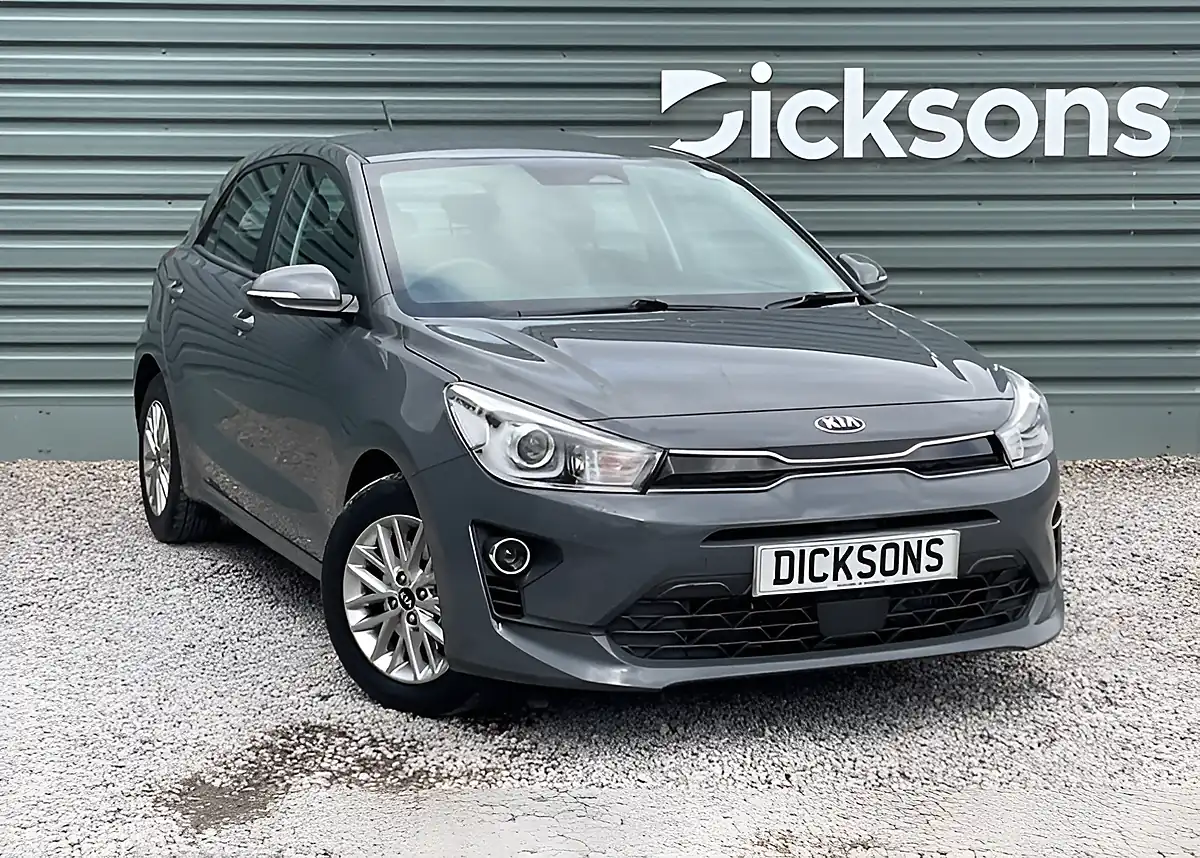 Used 2021 Kia Rio 2 Grey - Front View