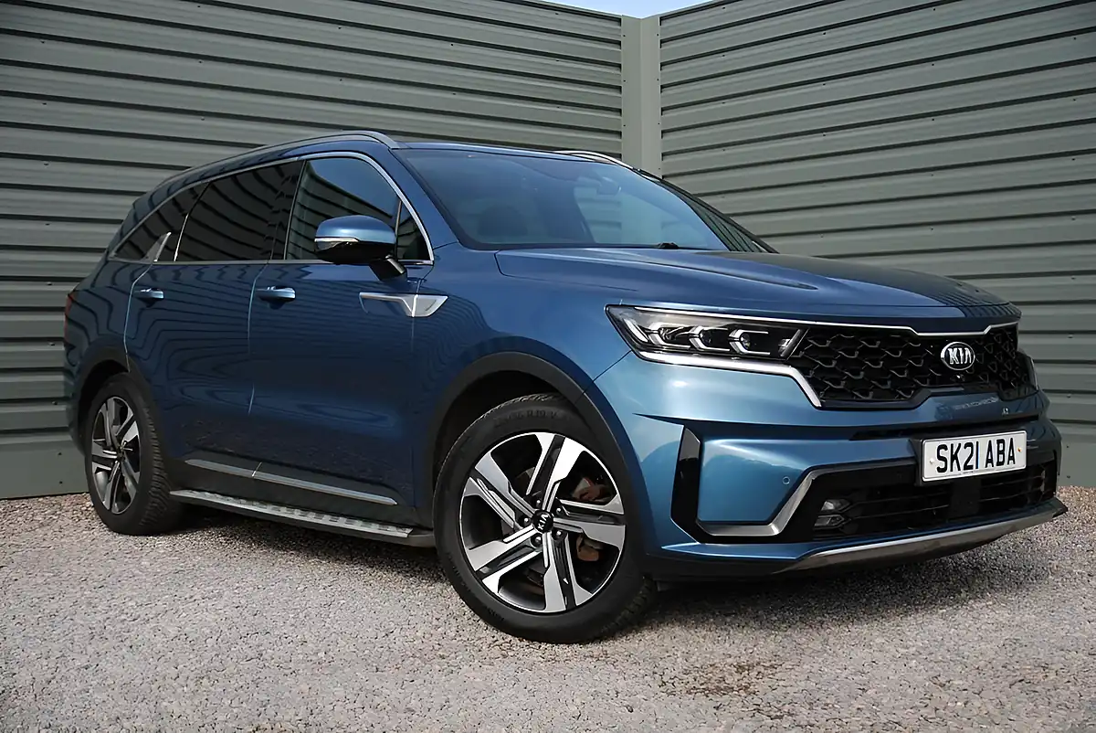 Used 2021 Kia Sorento 4 Blue - Interior and Exterior details 12