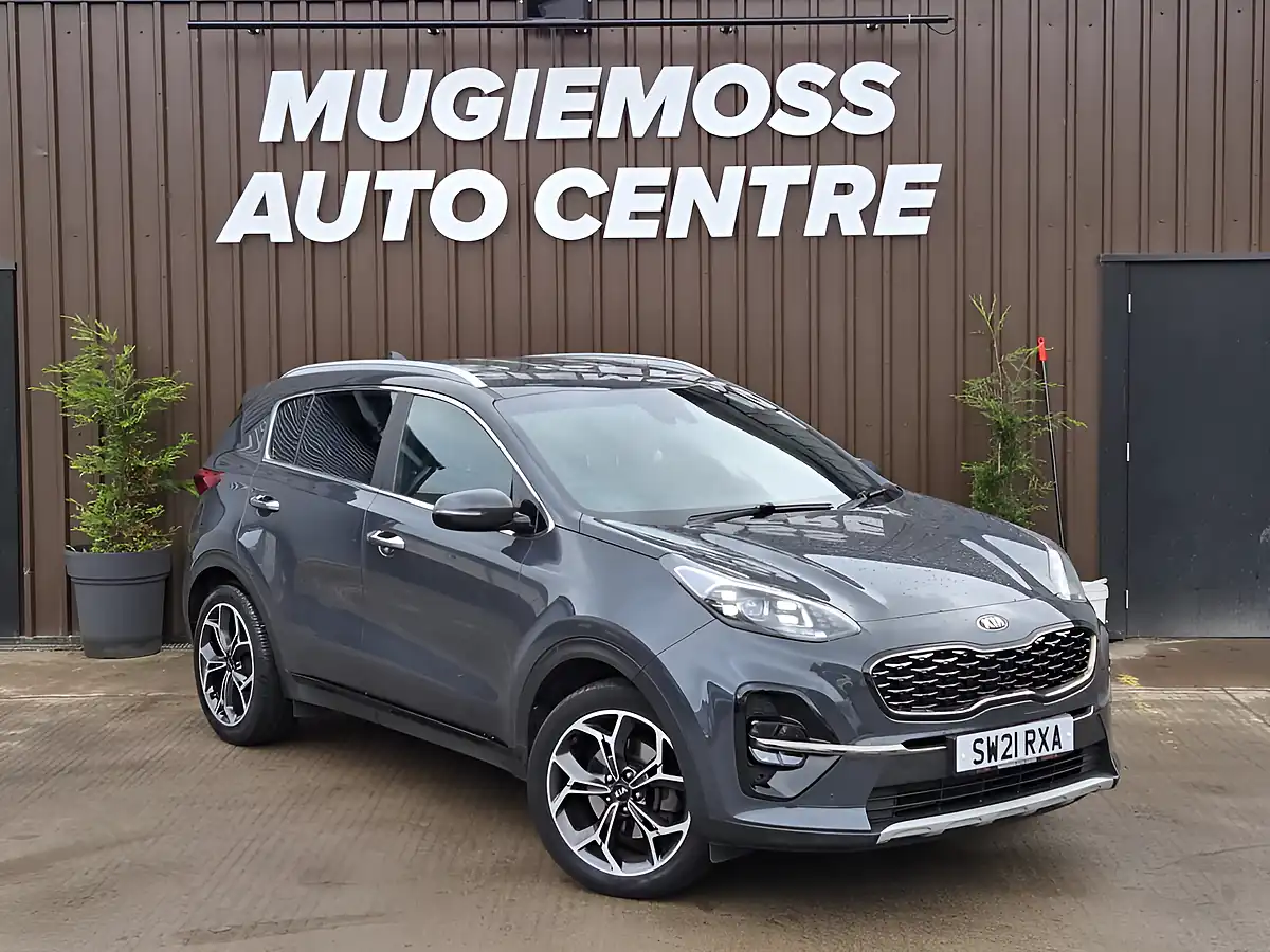Used 2021 Kia Sportage GT-Line Grey - Front View