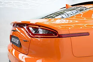 Used 2021 Kia Stinger GT S Gran Turismo Ember Orange - Interior and Exterior details 10