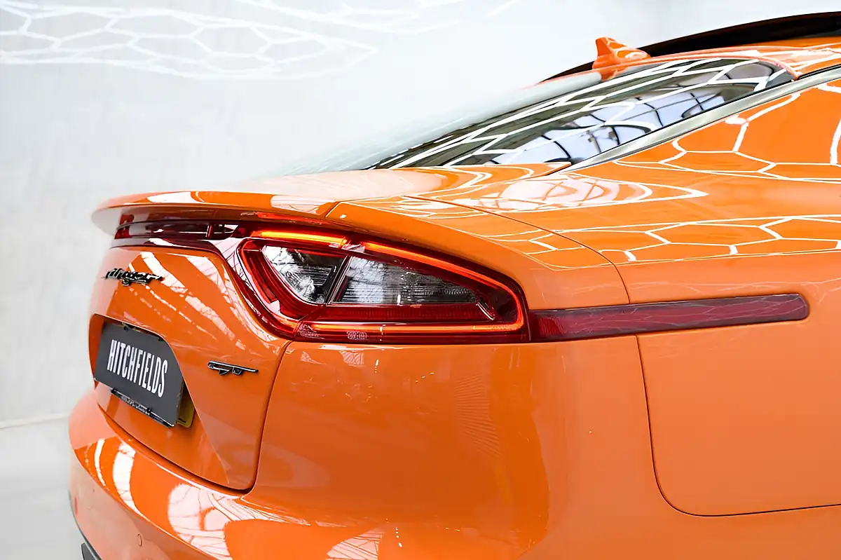 Used 2021 Kia Stinger GT S Gran Turismo Ember Orange - Interior and Exterior details 10
