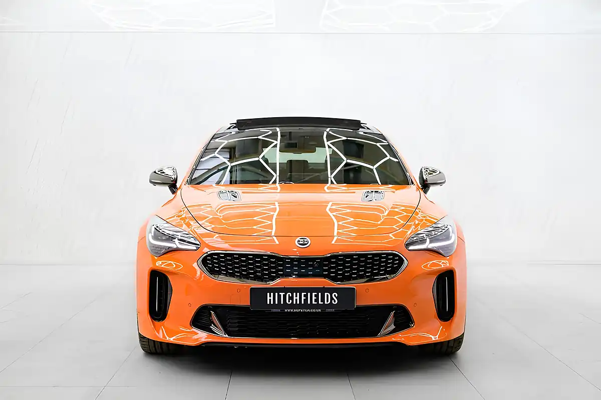 Used 2021 Kia Stinger GT S Gran Turismo Ember Orange - Interior and Exterior details 3