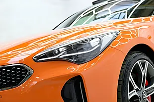 Used 2021 Kia Stinger GT S Gran Turismo Ember Orange - Interior and Exterior details 4