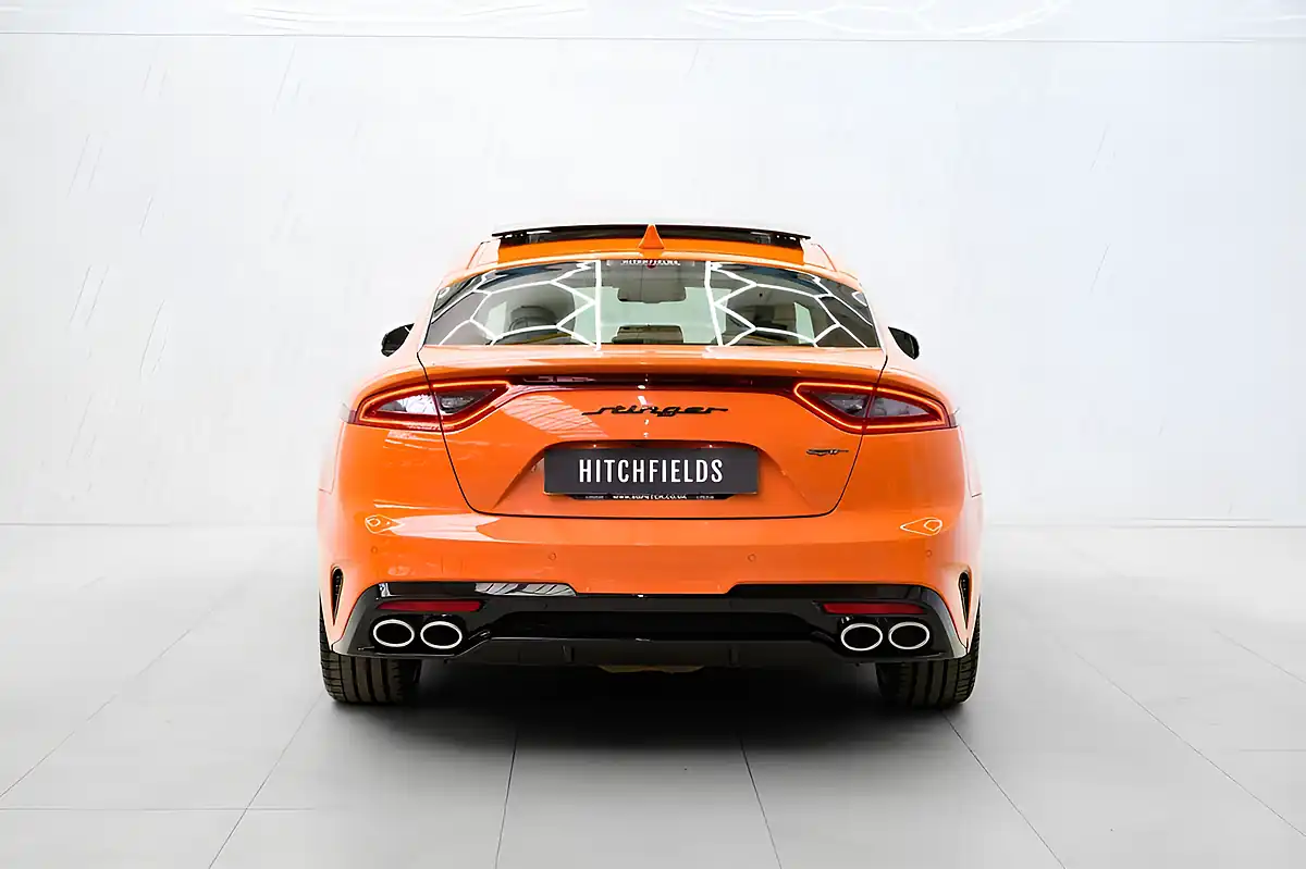 Used 2021 Kia Stinger GT S Gran Turismo Ember Orange - Interior and Exterior details 8