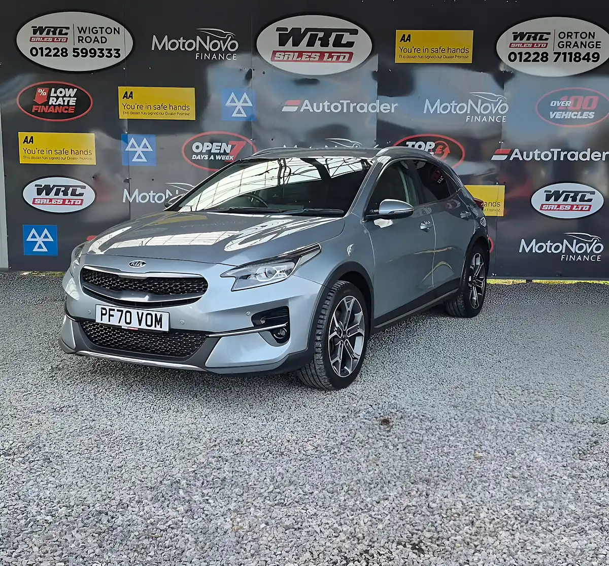 Used 2021 Kia Xceed Edition Silver - Front View