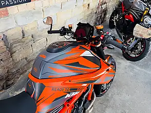 Used 2021 Ktm 1290 Super Duke R Tech Pack + Track Pack Orange - Interior and Exterior details 8