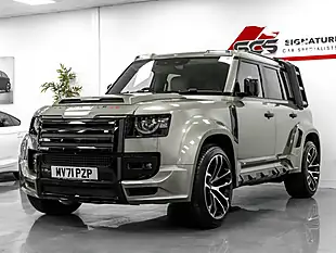 Used 2021 Land Rover Defender 110 X-Dynamic Hse Pangea Green Metallic - Interior and Exterior details 2