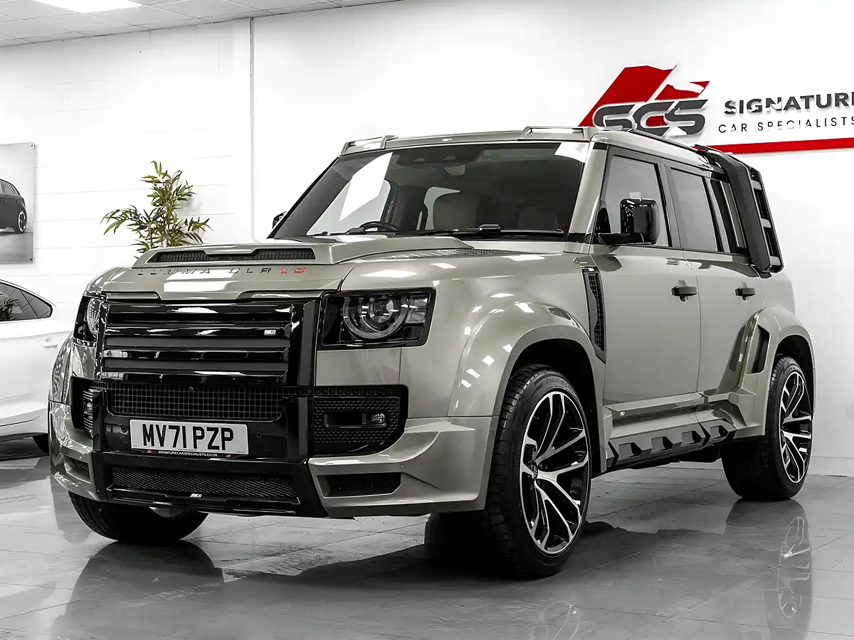 Used 2021 Land Rover Defender 110 X-Dynamic Hse Pangea Green Metallic - Interior and Exterior details 2