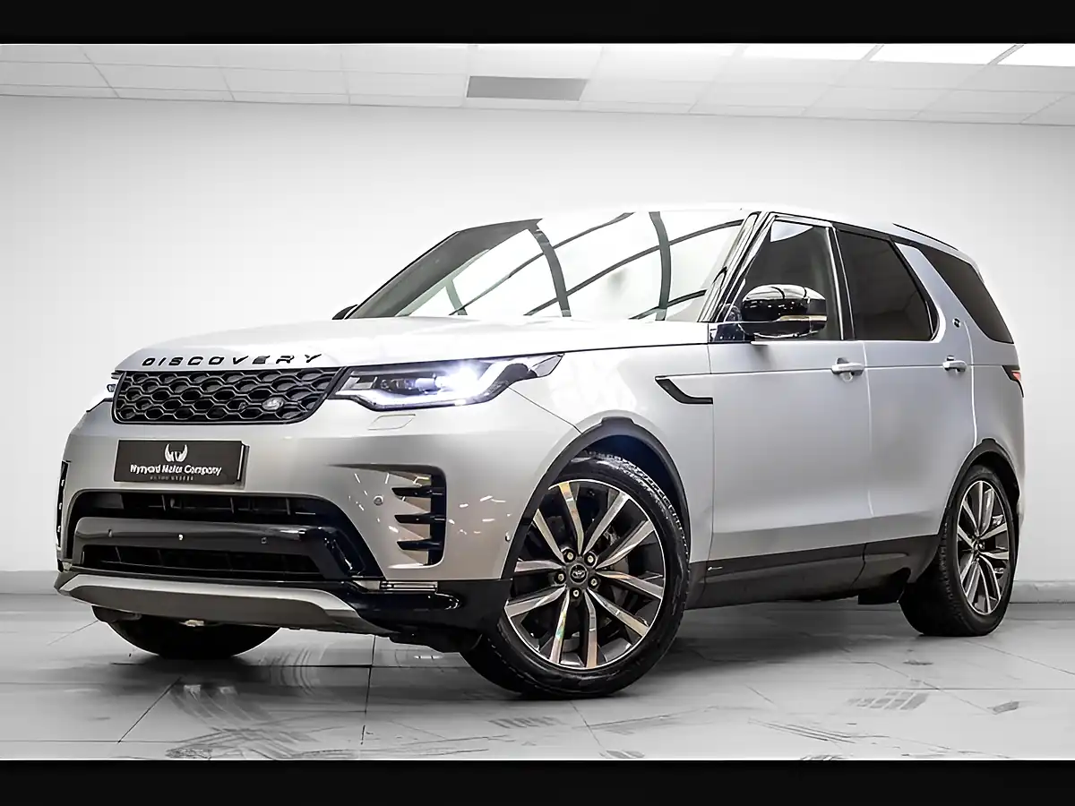 Used 2021 Land Rover Discovery R-Dynamic Se Silver - Front View