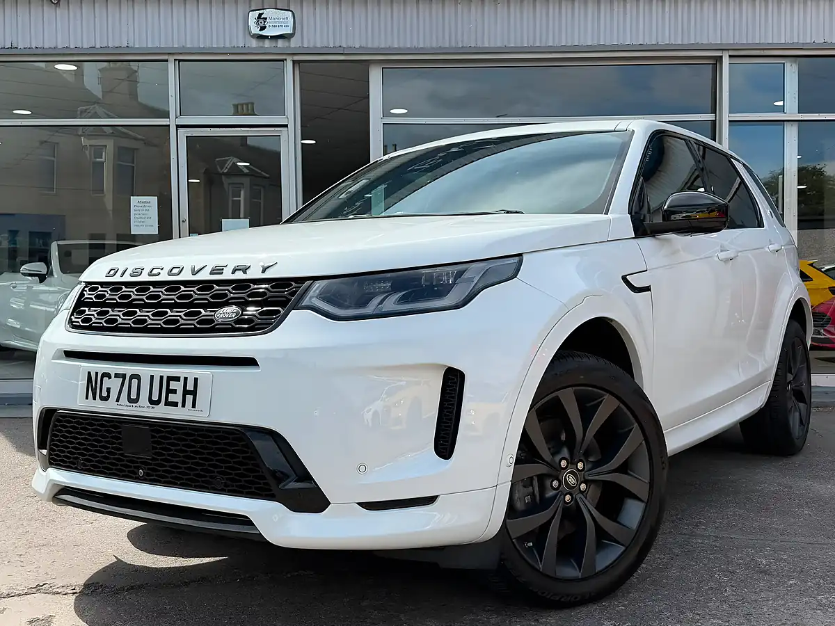 Used 2021 Land Rover Discovery Sport R-Dynamic Se White - Front View