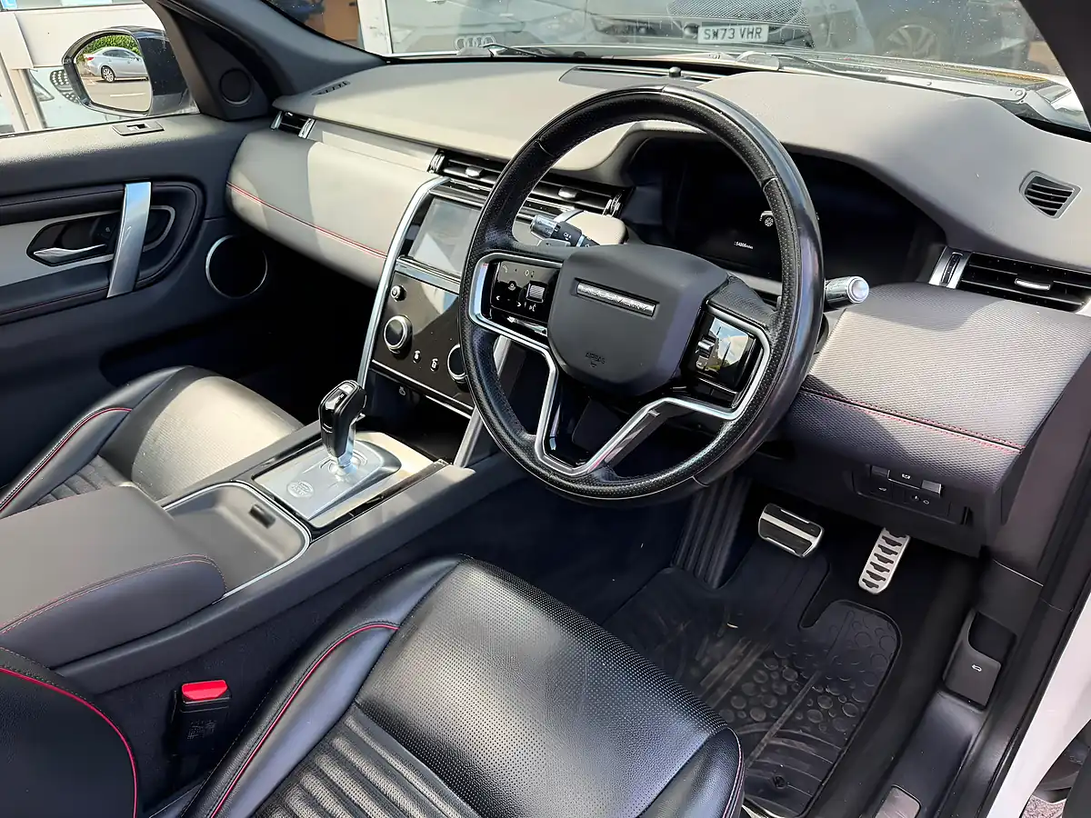 Used 2021 Land Rover Discovery Sport R-Dynamic Se White - Interior and Exterior details 12