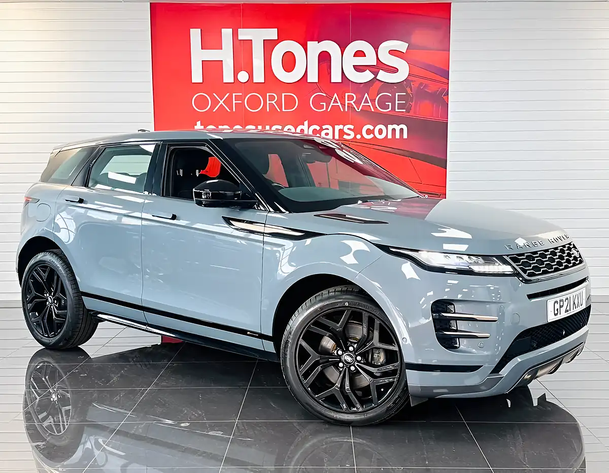Used 2021 Land Rover Range Rover Evoque R-Dynamic Grey - Front View