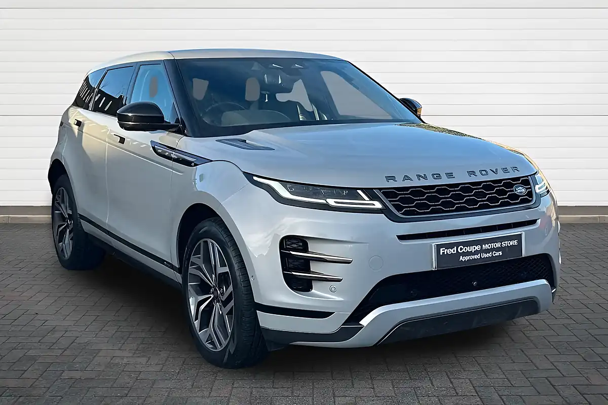 Used 2021 Land Rover Range Rover Evoque R-Dynamic Hse Silver - Front View