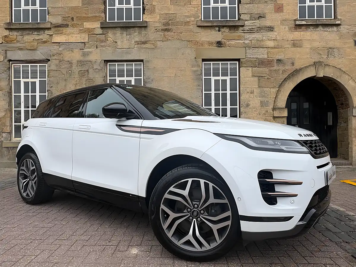 Used 2021 Land Rover Range Rover Evoque R-Dynamic Hse White - Interior and Exterior details 3