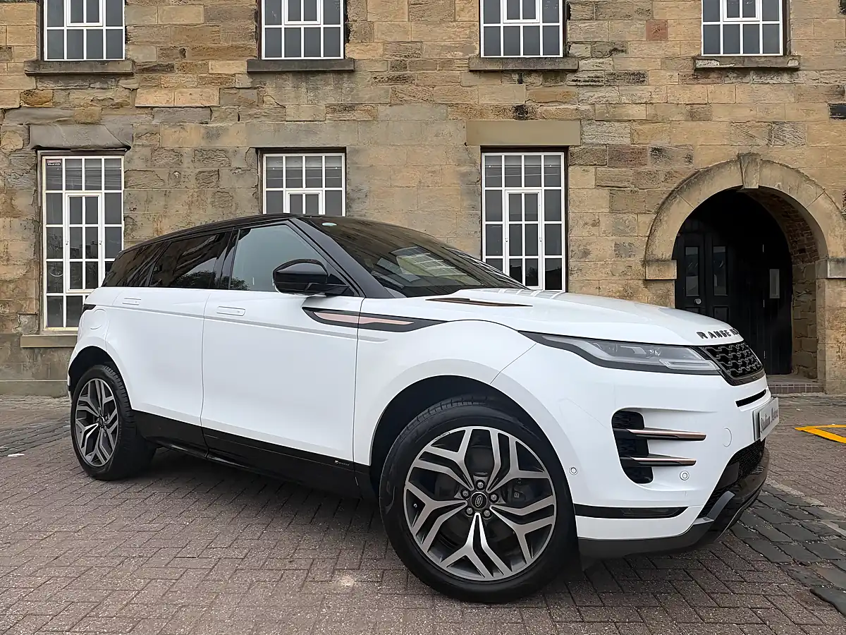 Used 2021 Land Rover Range Rover Evoque R-Dynamic Hse White - Interior and Exterior details 7