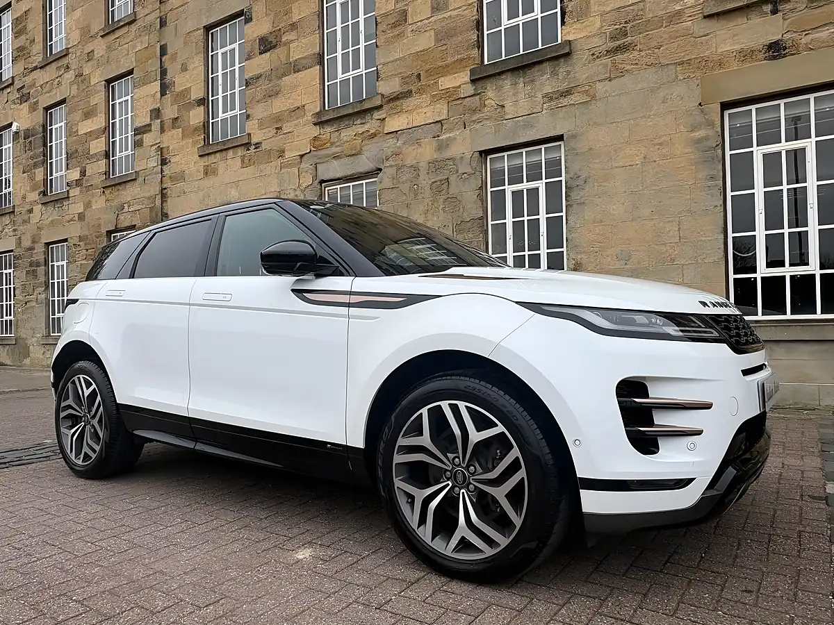 Used 2021 Land Rover Range Rover Evoque R-Dynamic Hse White - Interior and Exterior details 8