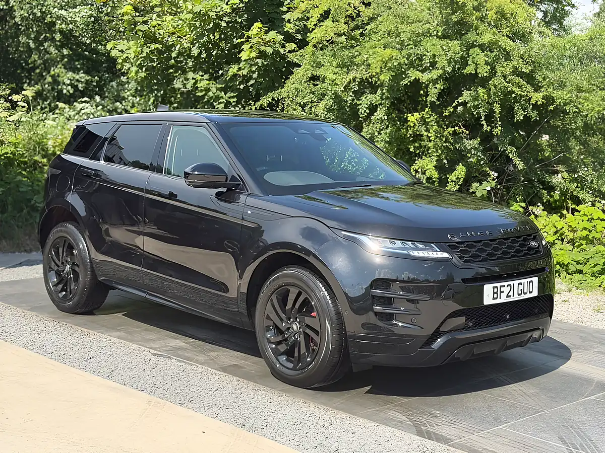 Used 2021 Land Rover Range Rover Evoque R-Dynamic S Black - Front View