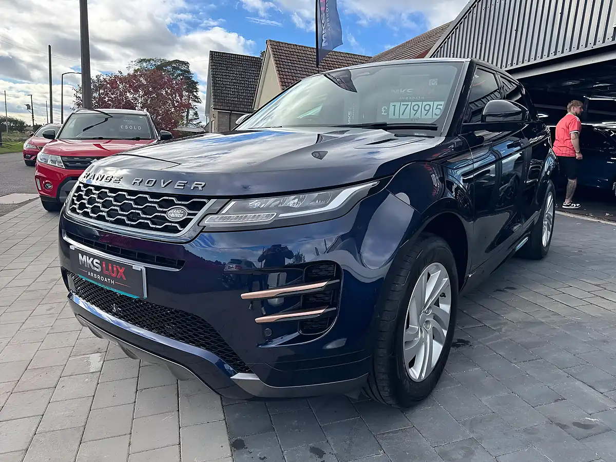 Used 2021 Land Rover Range Rover Evoque R-Dynamic S Blue - Interior and Exterior details 10