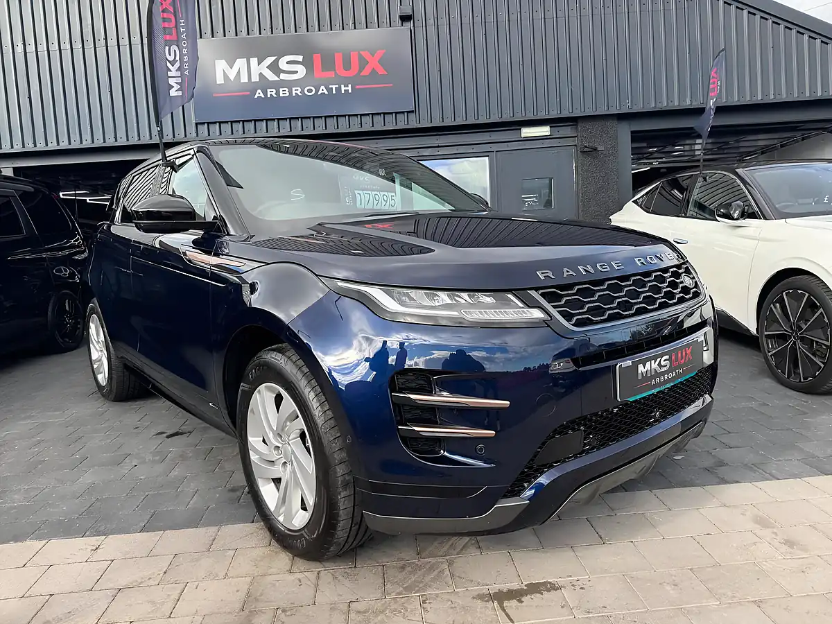 Used 2021 Land Rover Range Rover Evoque R-Dynamic S Blue - Interior and Exterior details 2