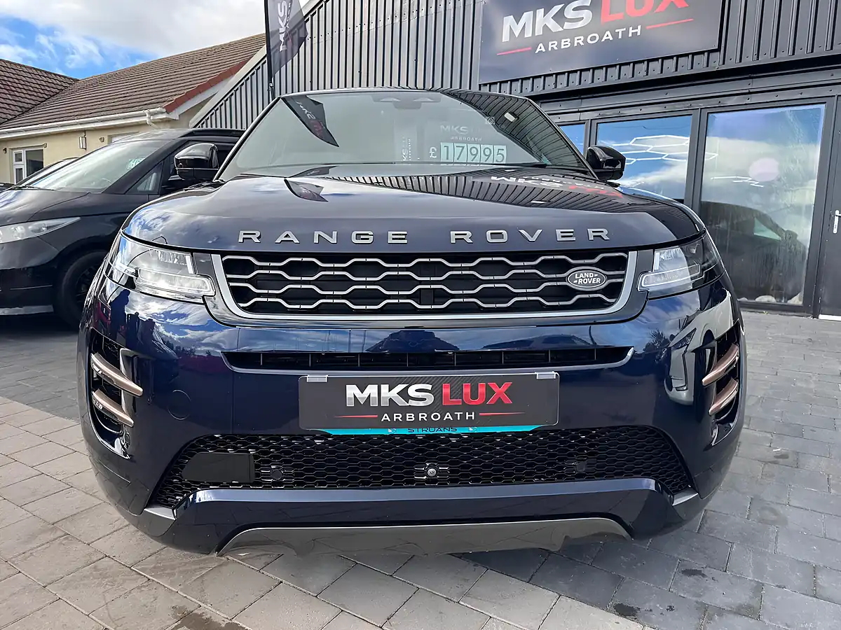Used 2021 Land Rover Range Rover Evoque R-Dynamic S Blue - Interior and Exterior details 4