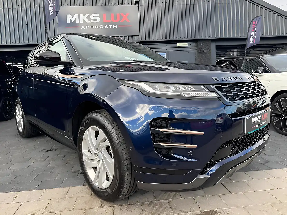Used 2021 Land Rover Range Rover Evoque R-Dynamic S Blue - Interior and Exterior details 9