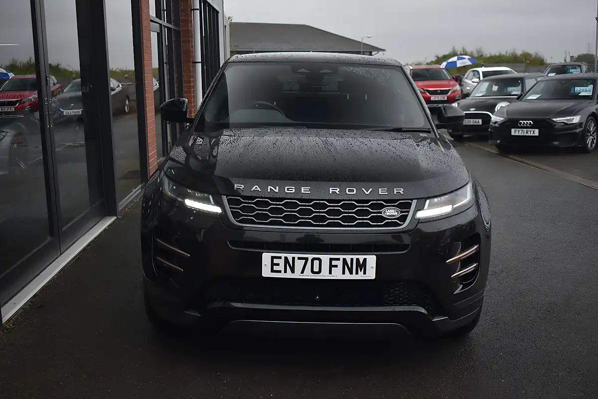 Used 2021 Land Rover Range Rover Evoque R-Dynamic S Santorini Black - Interior and Exterior details 3