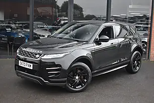 Used 2021 Land Rover Range Rover Evoque R-Dynamic S Santorini Black - Interior and Exterior details 4