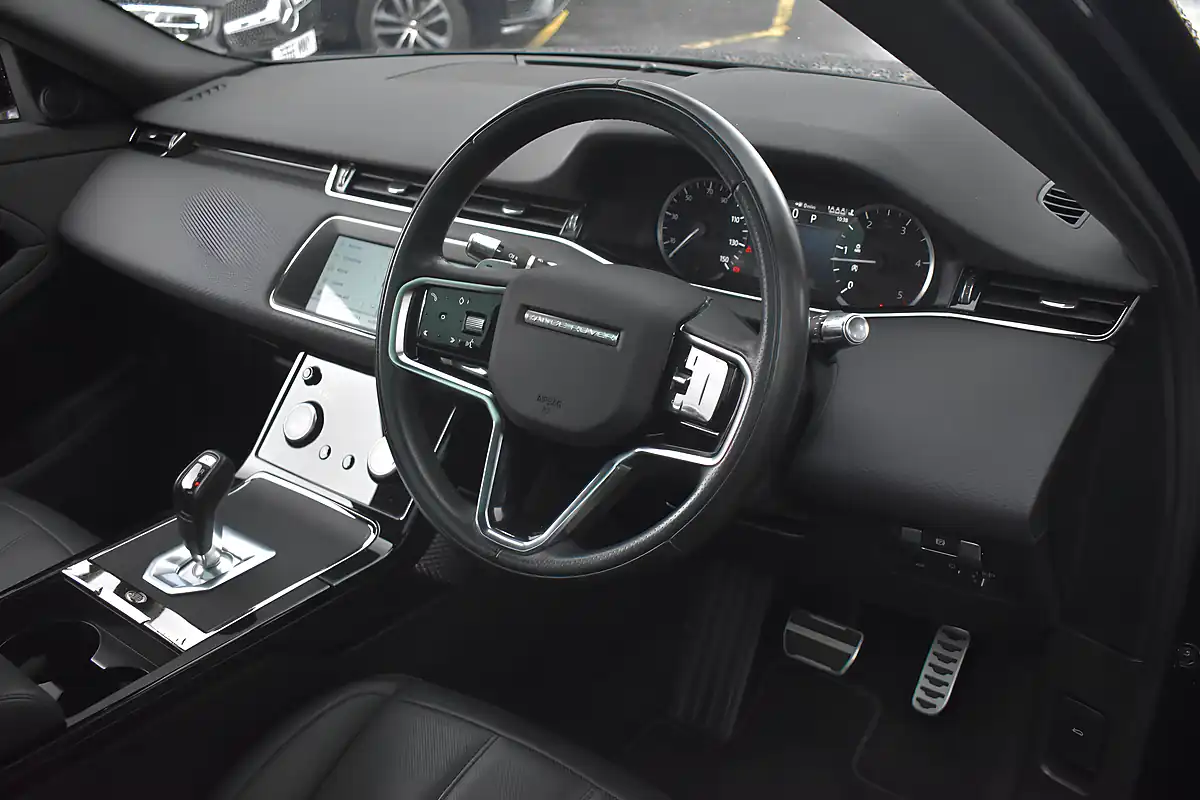 Used 2021 Land Rover Range Rover Evoque R-Dynamic S Santorini Black - Interior and Exterior details 8