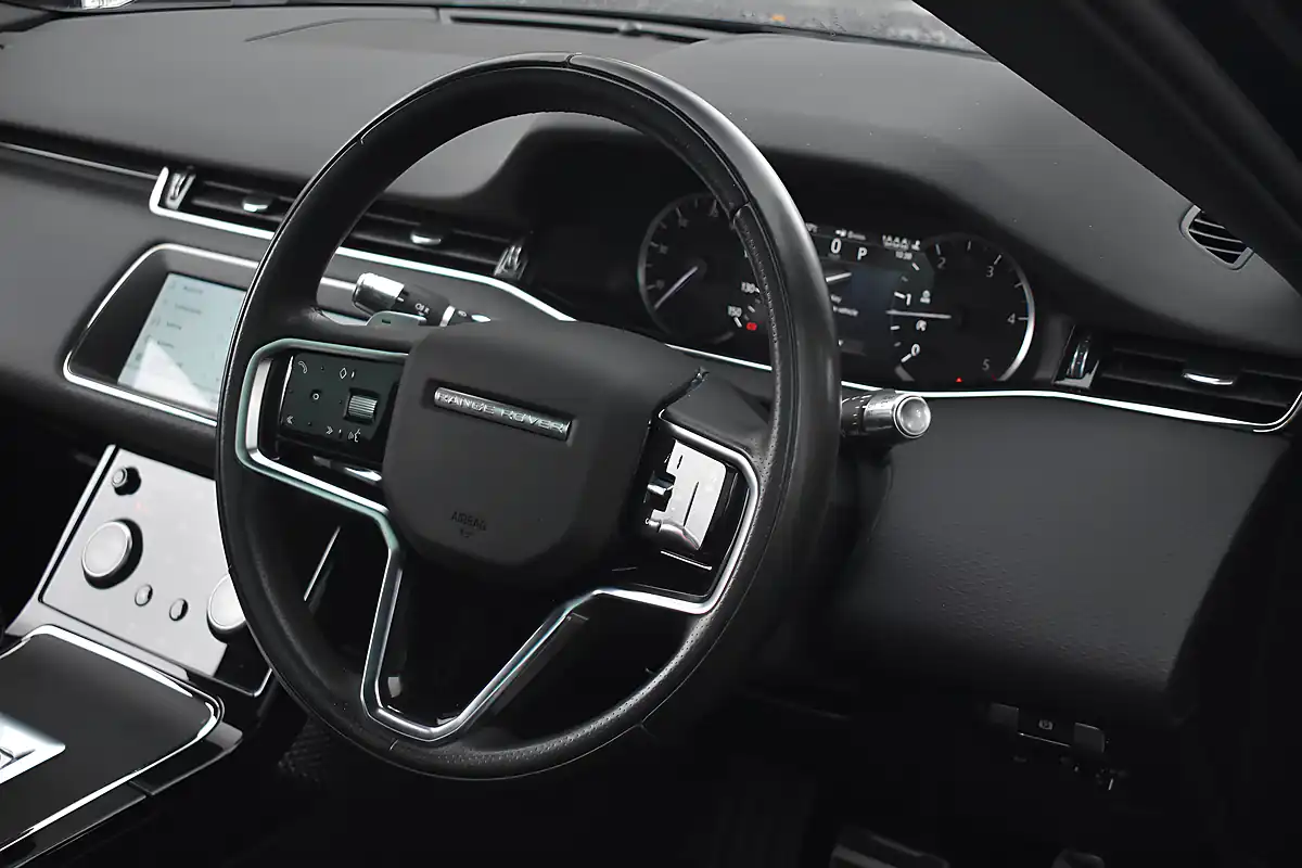 Used 2021 Land Rover Range Rover Evoque R-Dynamic S Santorini Black - Interior and Exterior details 9