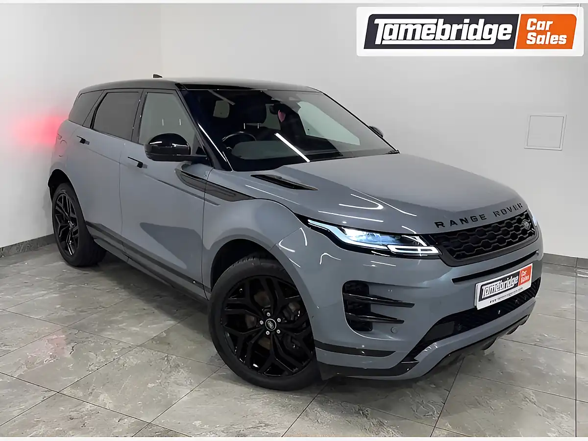Used 2021 Land Rover Range Rover Evoque R-Dynamic Se Grey - Front View