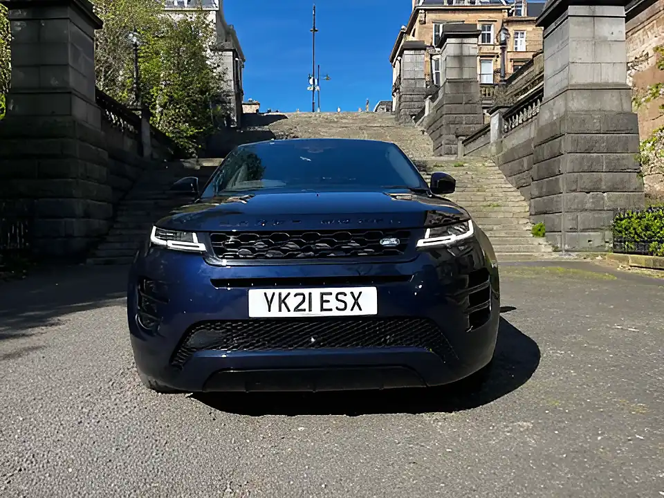 Used 2021 Land Rover Range Rover Evoque R-Dynamic Se Portofino Blue - Interior and Exterior details 4