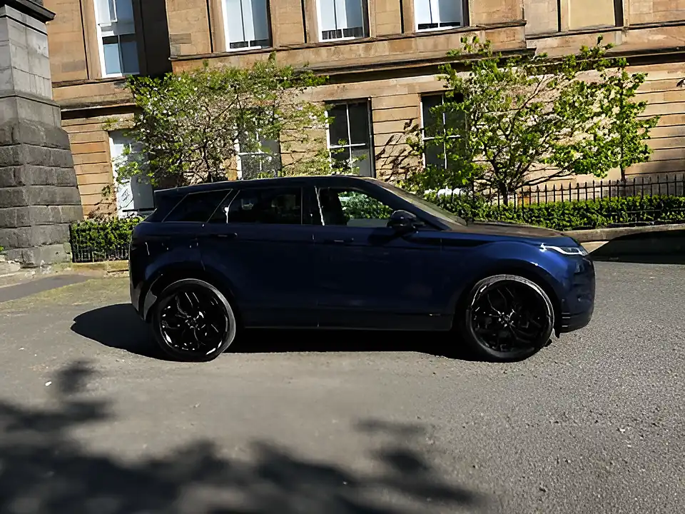 Used 2021 Land Rover Range Rover Evoque R-Dynamic Se Portofino Blue - Interior and Exterior details 6