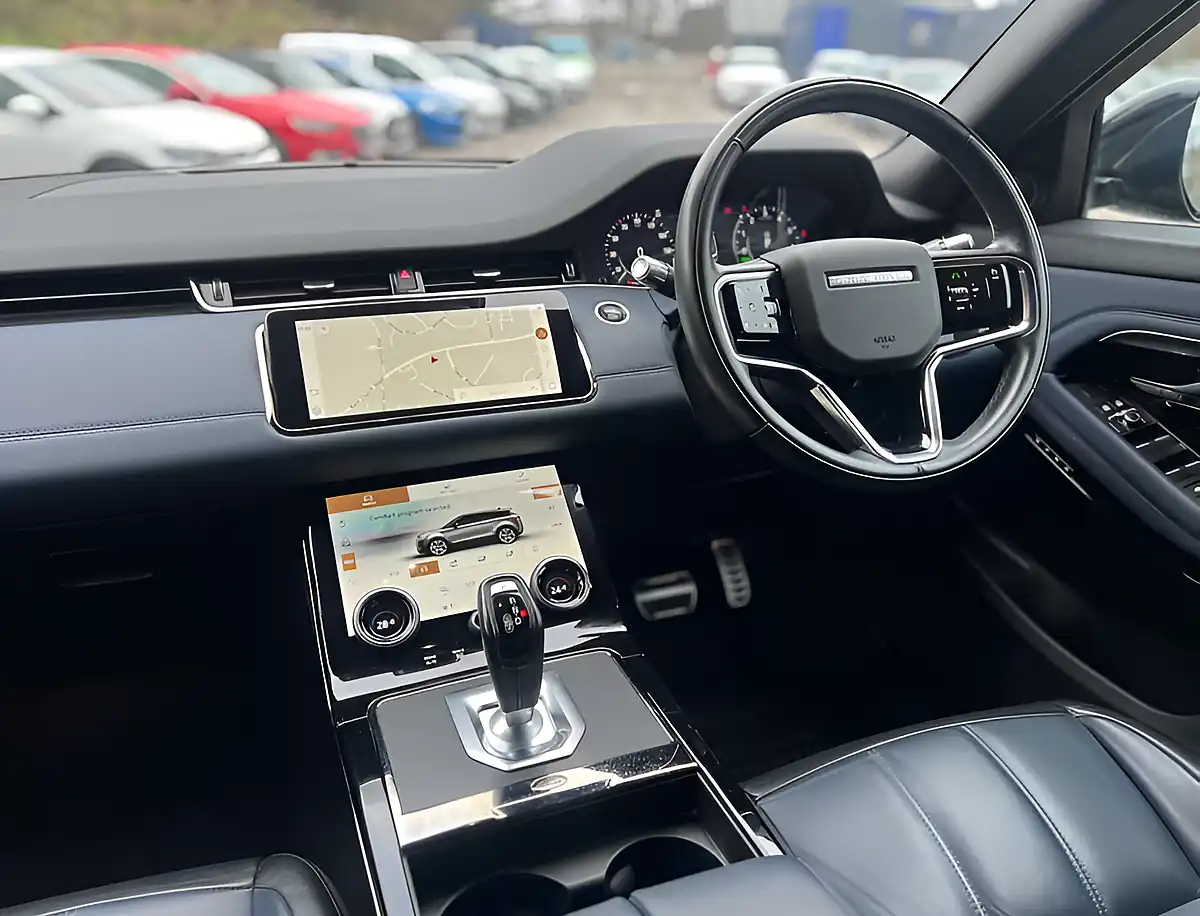 Used 2021 Land Rover Range Rover Evoque R-Dynamic Se Santorini Black - Interior and Exterior details 13