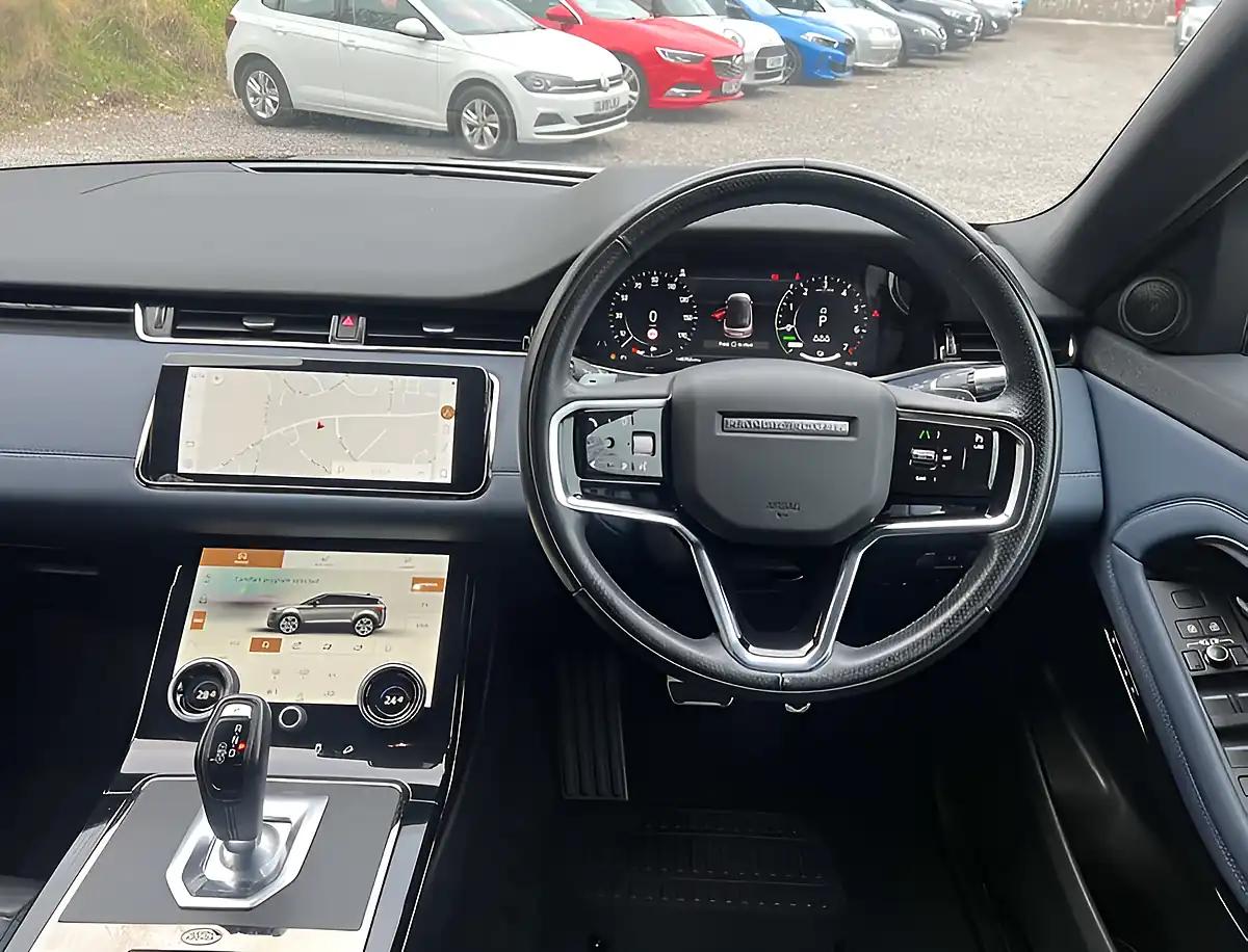 Used 2021 Land Rover Range Rover Evoque R-Dynamic Se Santorini Black - Interior and Exterior details 18