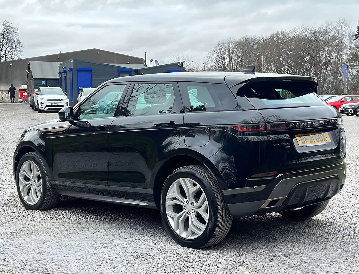 Used 2021 Land Rover Range Rover Evoque R-Dynamic Se Santorini Black - Interior and Exterior details 4