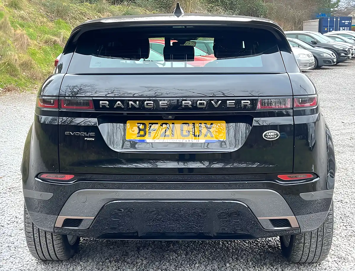 Used 2021 Land Rover Range Rover Evoque R-Dynamic Se Santorini Black - Interior and Exterior details 6