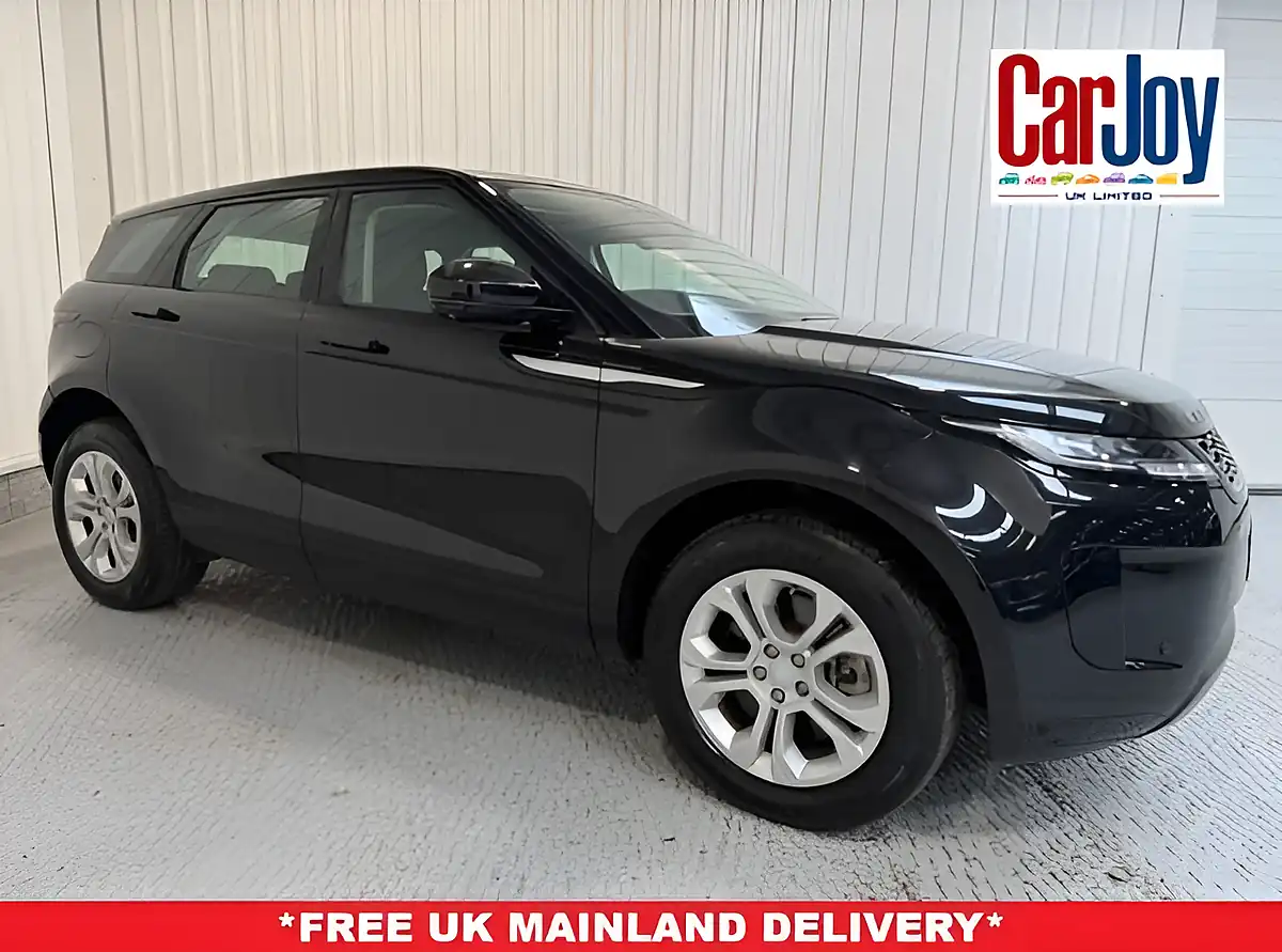 Used 2021 Land Rover Range Rover Evoque S Santorini Black - Front View