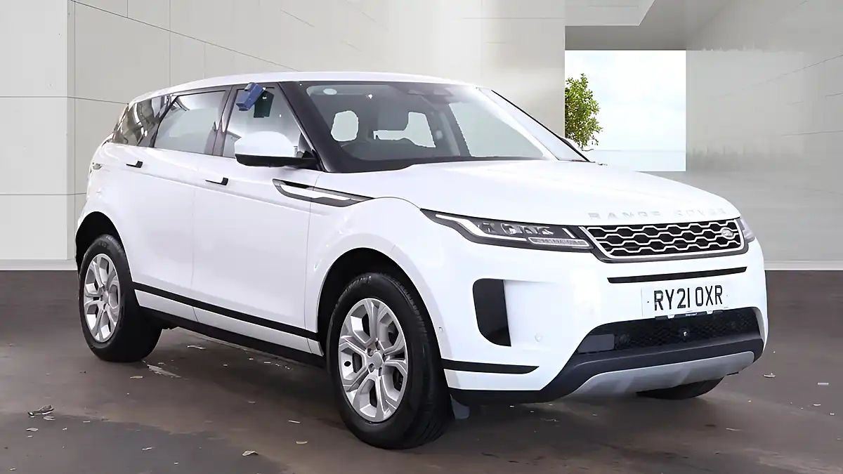 Used 2021 Land Rover Range Rover Evoque S White - Front View