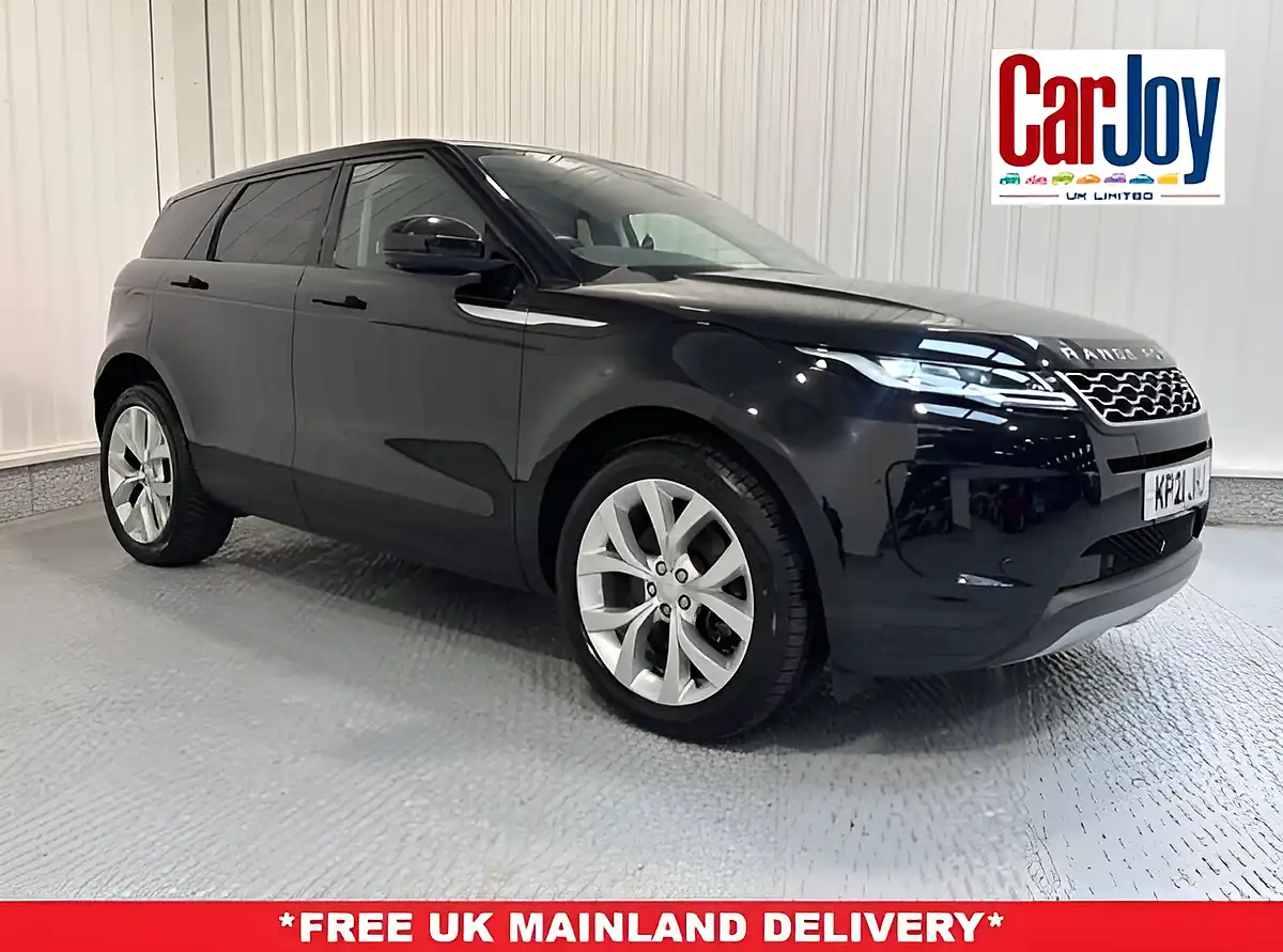 Used 2021 Land Rover Range Rover Evoque Se Santorini Black - Front View