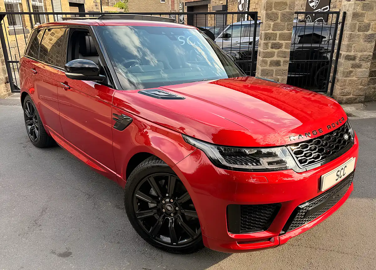 Used 2021 Land Rover Range Rover Sport Autobiography Dynamic Firenze Red - Interior and Exterior details 4
