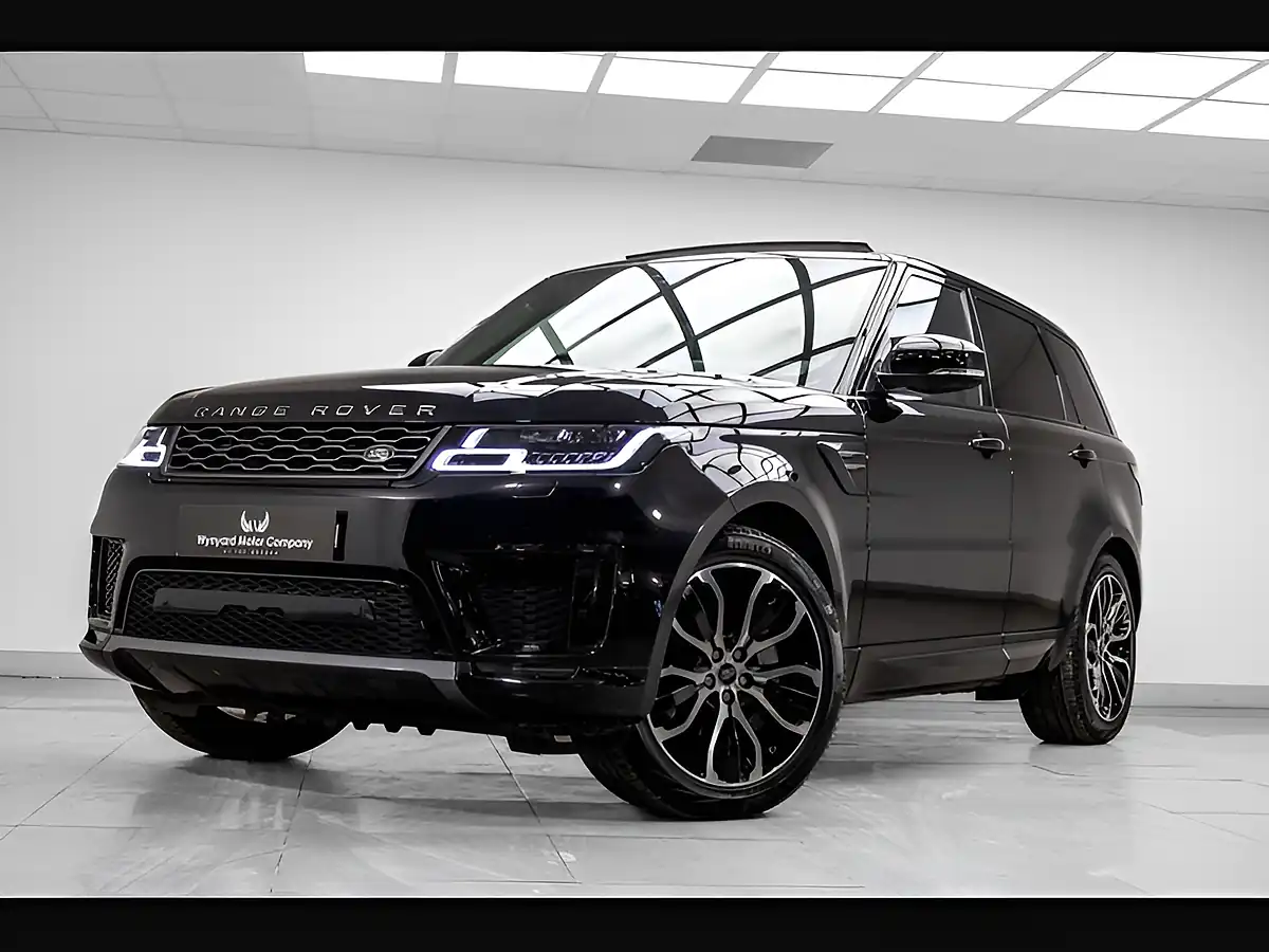 Used 2021 Land Rover Range Rover Sport Hse Silver Black - Front View