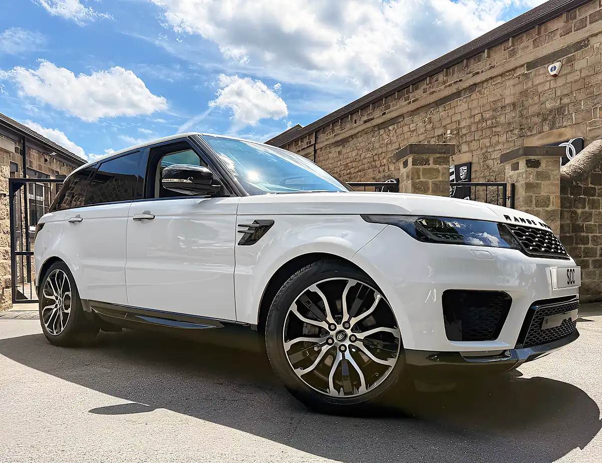 Used 2021 Land Rover Range Rover Sport Hse Silver Fuji White - Front View