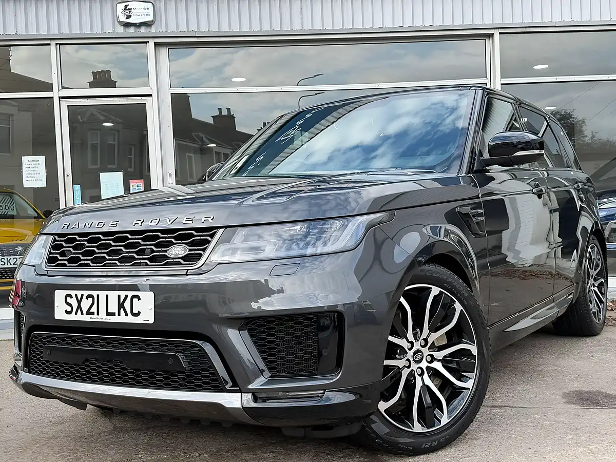Used 2021 Land Rover Range Rover Sport Hse Silver Grey - Front View