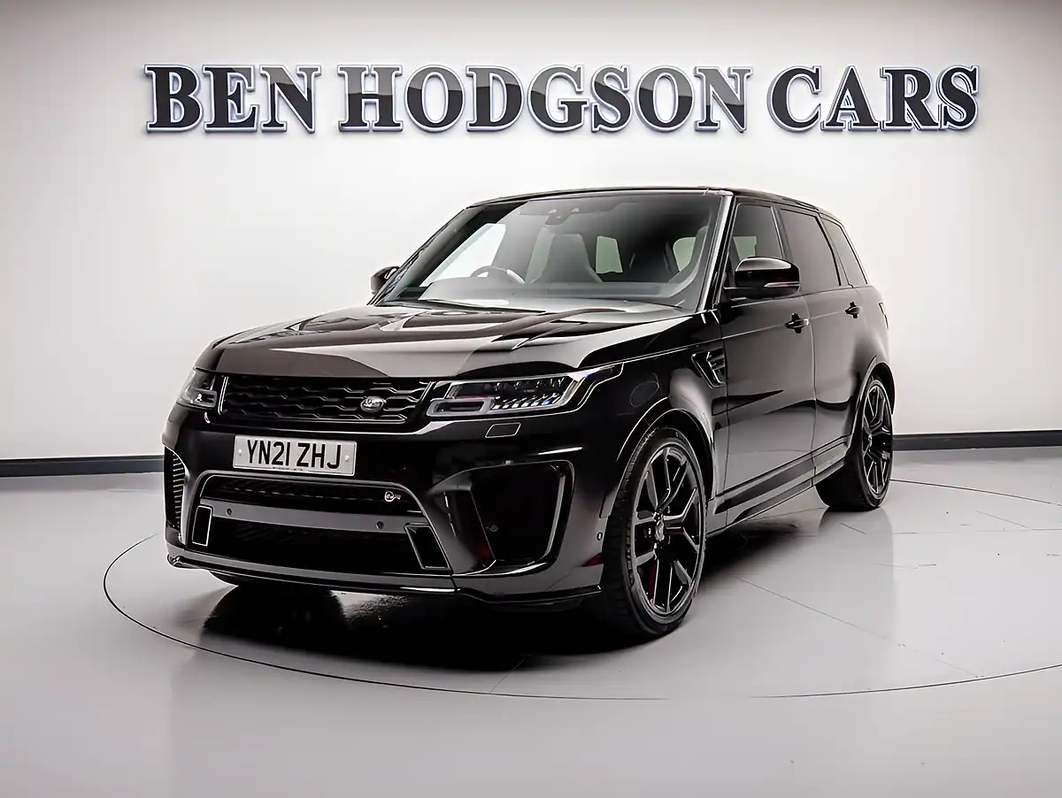 Used 2021 Land Rover Range Rover Sport Svr Black - Front View
