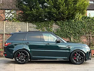 Used 2021 Land Rover Range Rover Sport Svr Carbon Edition Green - Interior and Exterior details 10