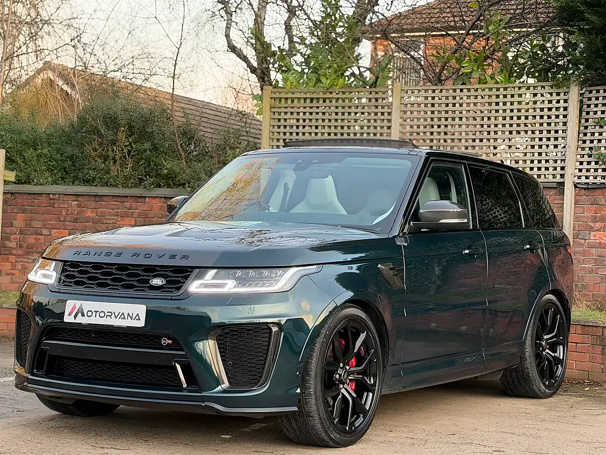 Used 2021 Land Rover Range Rover Sport Svr Carbon Edition Green - Interior and Exterior details 3