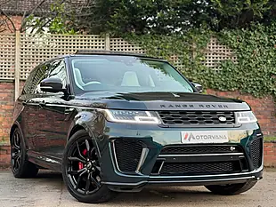 Used 2021 Land Rover Range Rover Sport Svr Carbon Edition Green - Interior and Exterior details 4
