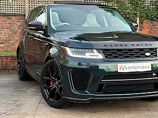 Used 2021 Land Rover Range Rover Sport Svr Carbon Edition Green - Interior and Exterior details 5