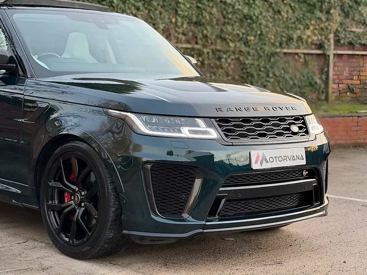 Used 2021 Land Rover Range Rover Sport Svr Carbon Edition Green - Interior and Exterior details 9
